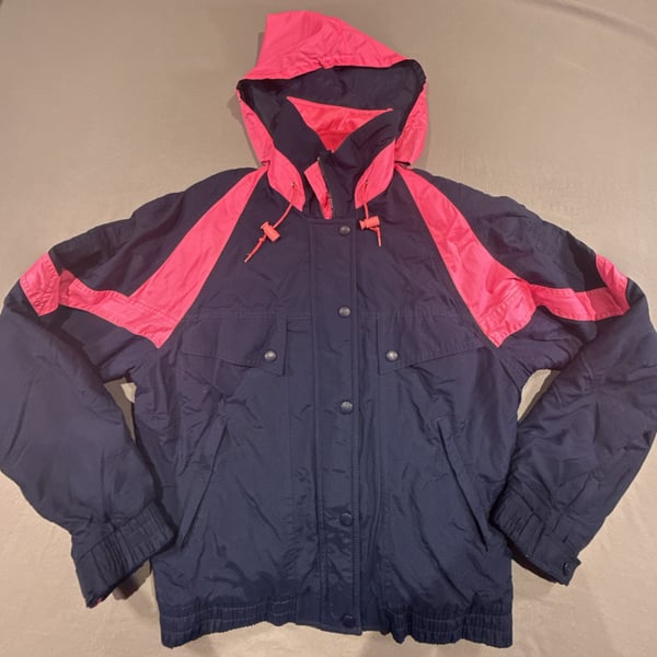 Sunice Ski Jacket Vintage 1988 Calgary Olympic Winter Games Retro 80s Pink Sz 10