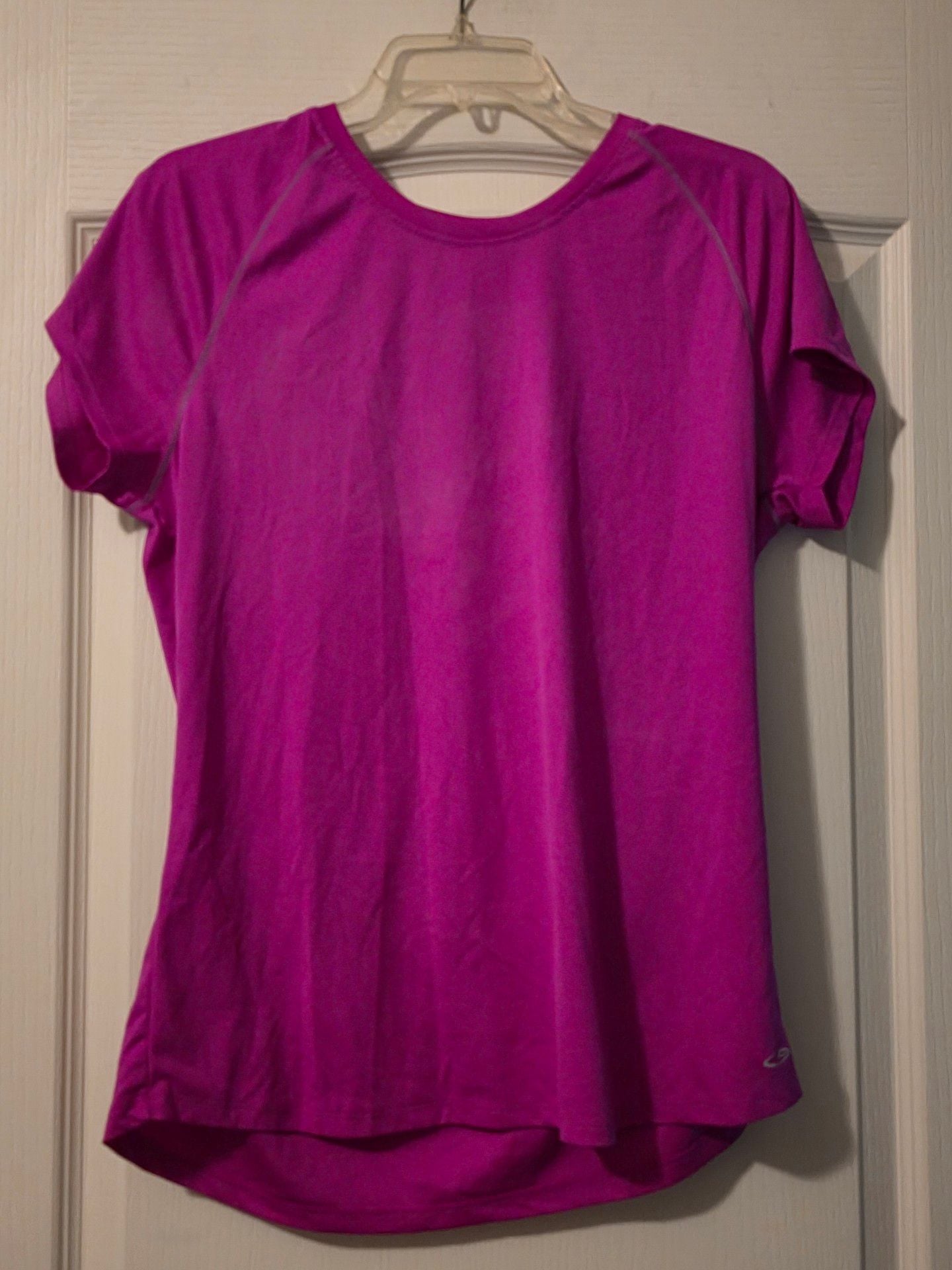 C9 By Champion Athletic T-Shirt Size XXL Pink Short Sleeve Semi-Fitted 2