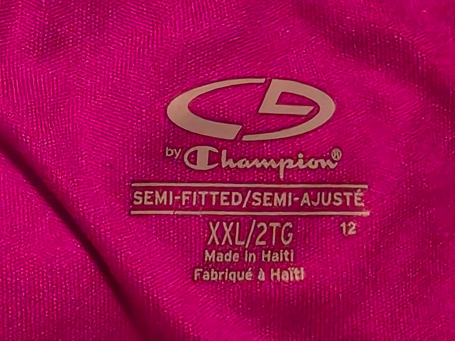 C9 By Champion Athletic T-Shirt Size XXL Pink Short Sleeve Semi-Fitted 4