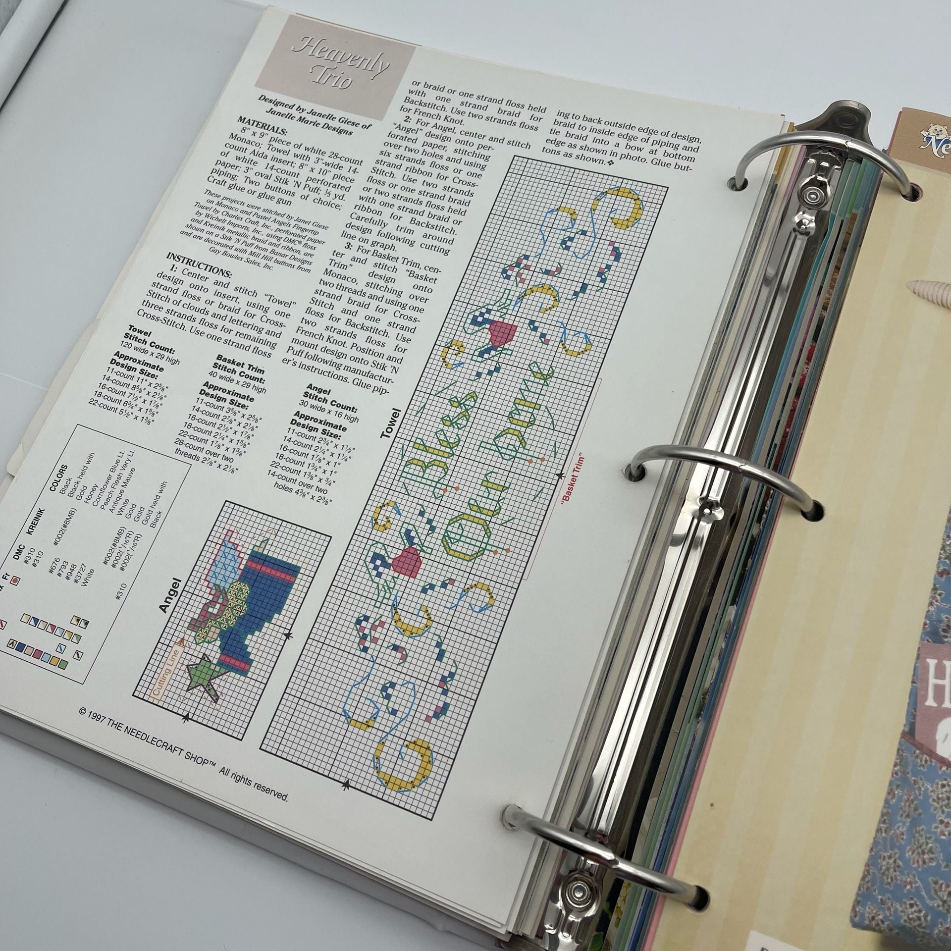 The Needlecraft Shop Cross Stitch Collector's Series Binder 13