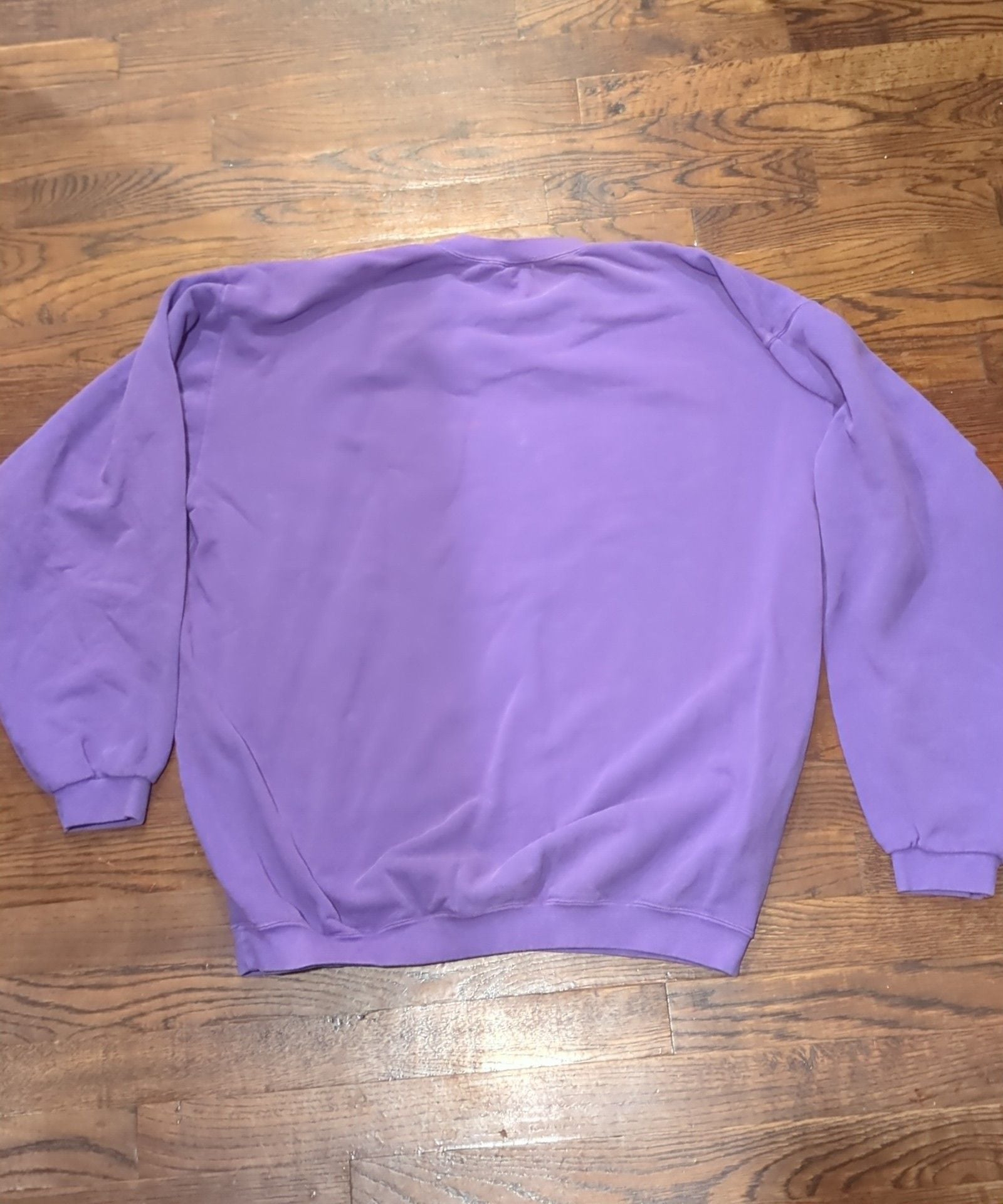 Harborside Graphics Sweatshirt Size XL Purple Wolf Embroidered naturecore 3