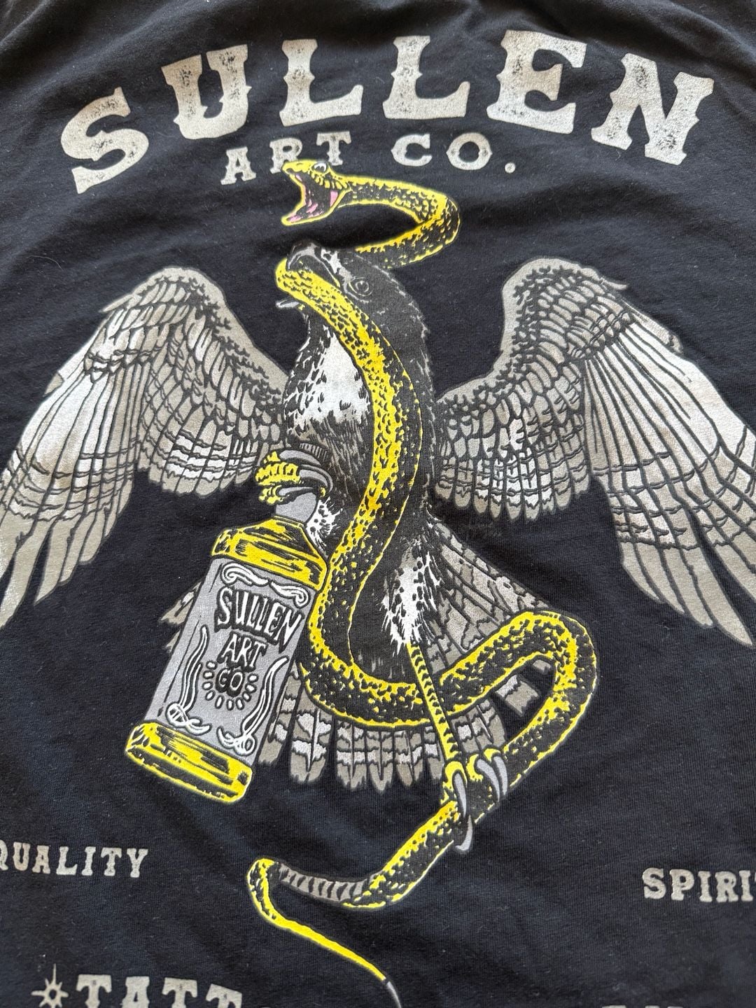 Sullen Art Co. Vaca Premium Graphic T-Shirt Size 3X-Large Black 5