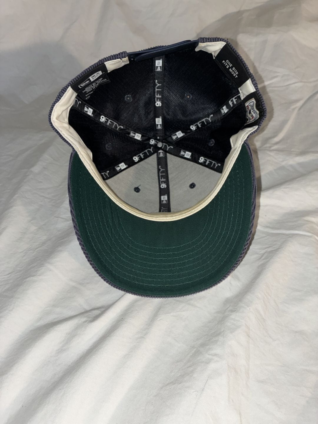 New Era Cleveland Indians 9FIFTY Corduroy Snapback Hat 8
