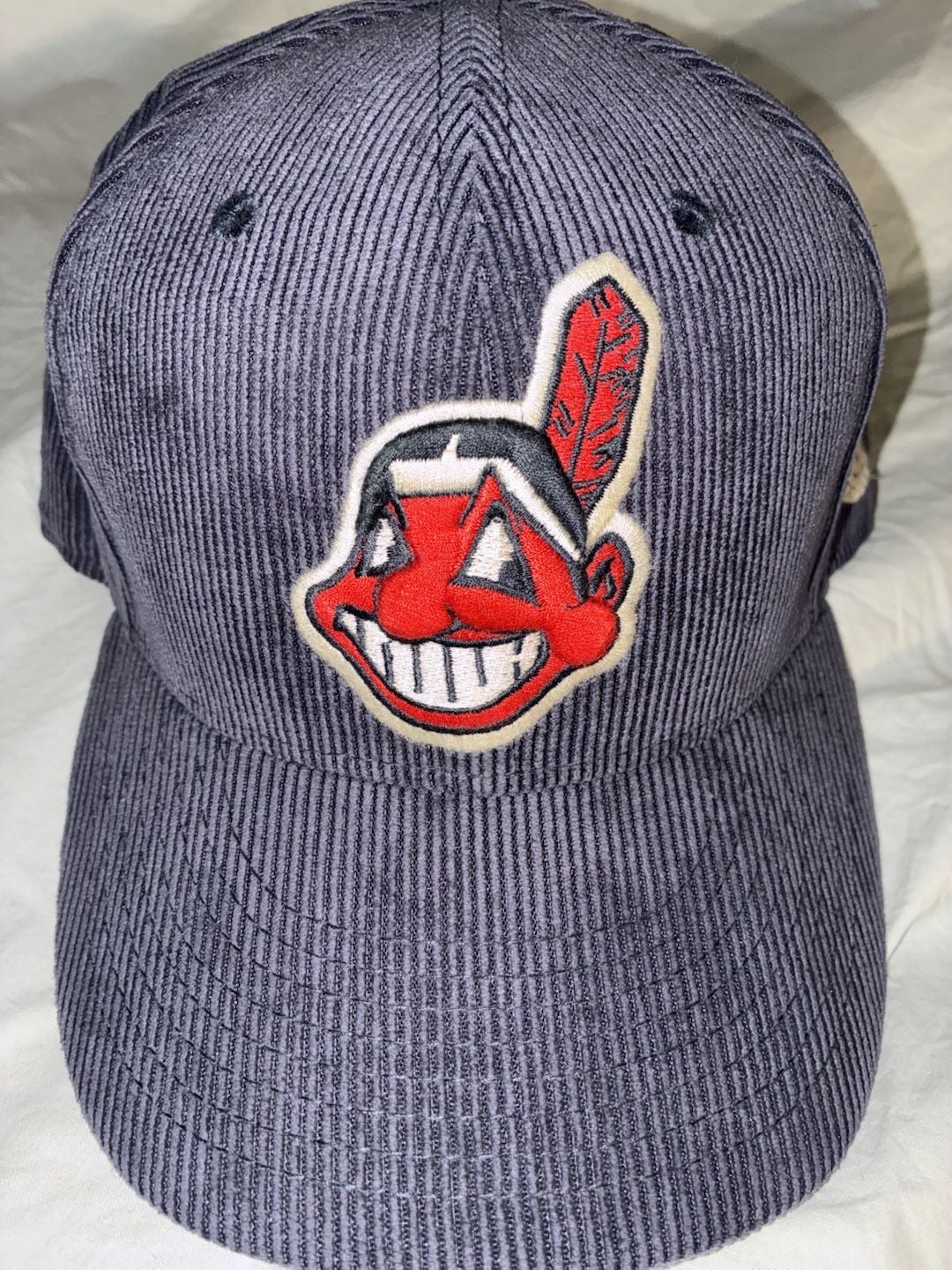 New Era Cleveland Indians 9FIFTY Corduroy Snapback Hat 9