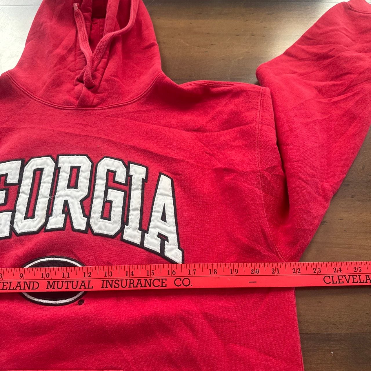 Heisman By Reebok Georgia Bulldogs Hoodie Red Size Small 6