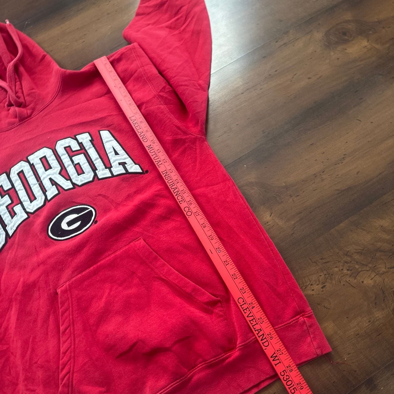 Heisman By Reebok Georgia Bulldogs Hoodie Red Size Small 7