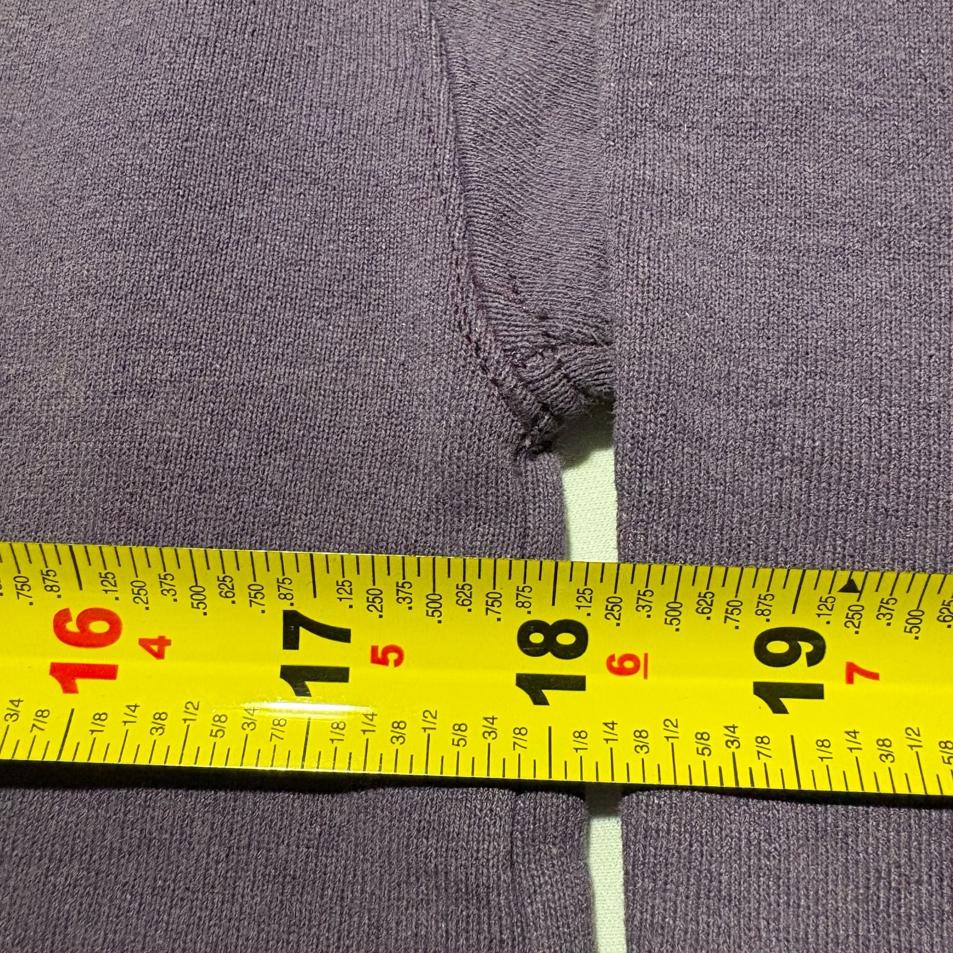 Vtg 90s Russell Athletic Blank Sweatshirt Mens L Purple Crewneck Made in USA
 8