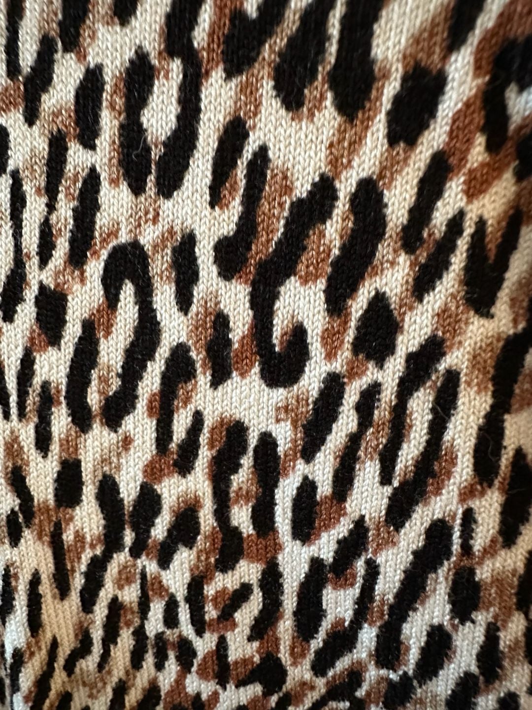 White House Black Market Leopard Printed Cardigan Size S NWT 9