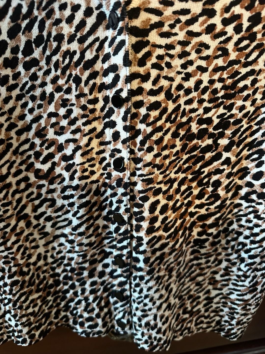 White House Black Market Leopard Printed Cardigan Size S NWT 11