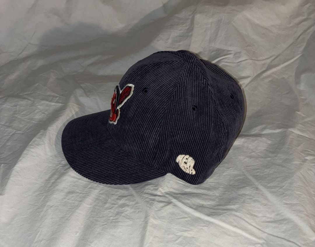 New Era Cleveland Indians 9FIFTY Corduroy Snapback Hat 4