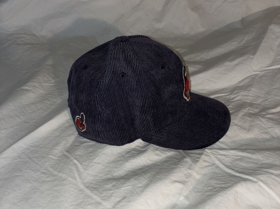 New Era Cleveland Indians 9FIFTY Corduroy Snapback Hat 5
