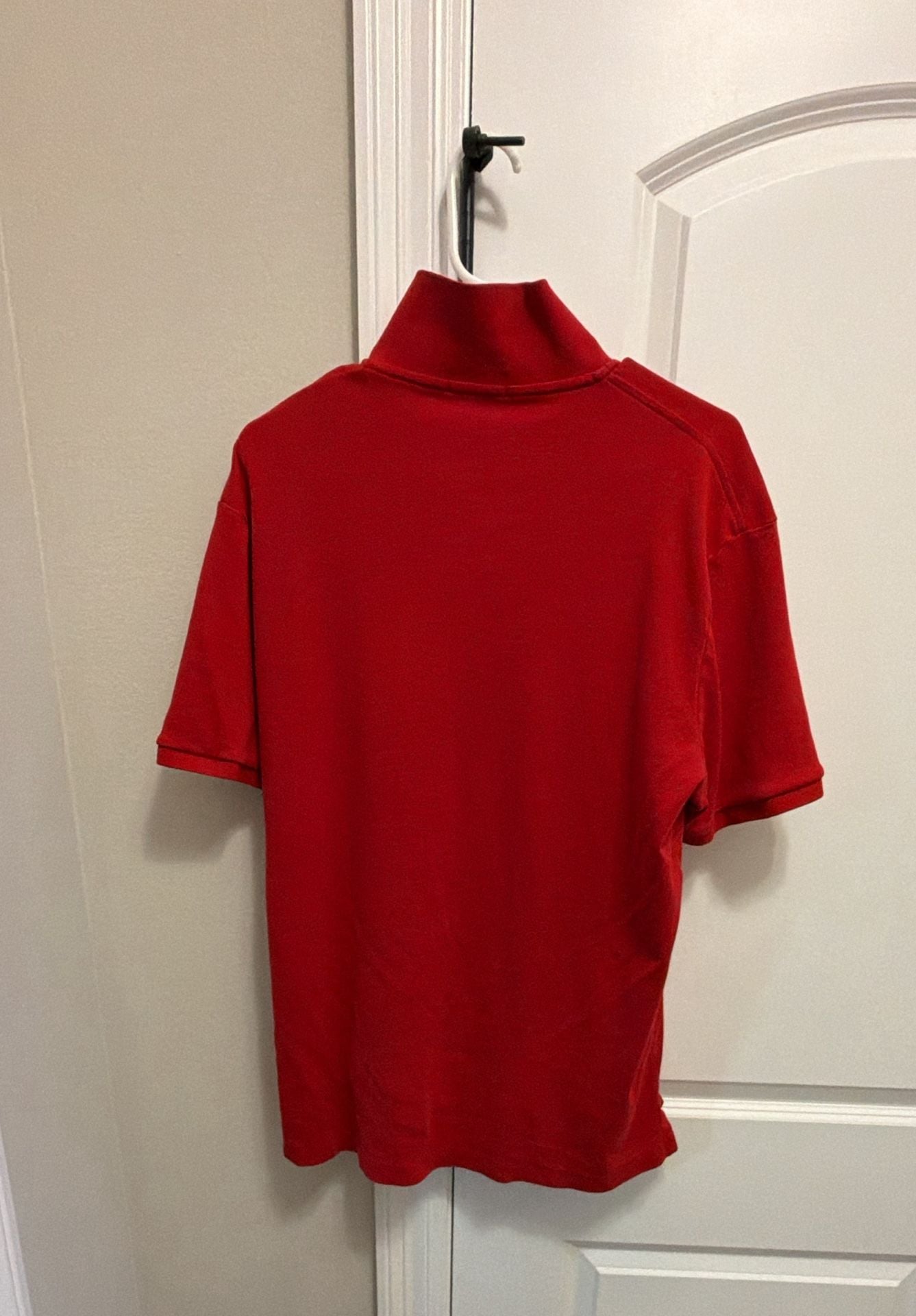 Polo Ralph Lauren Polo Shirt Size L Red Short Sleeve Cotton 5