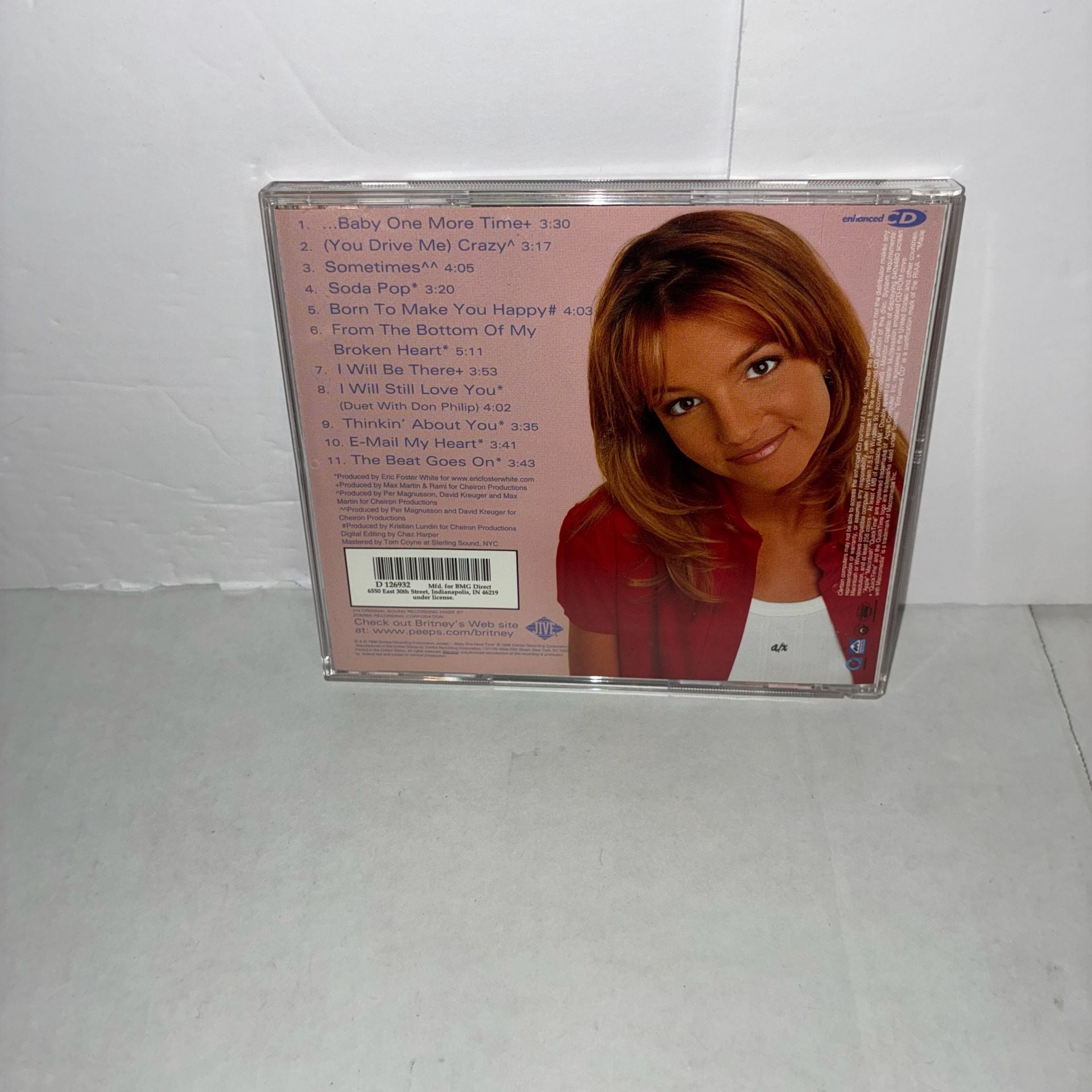 Britney Spears ...Baby One More Time Audio CD Album 3