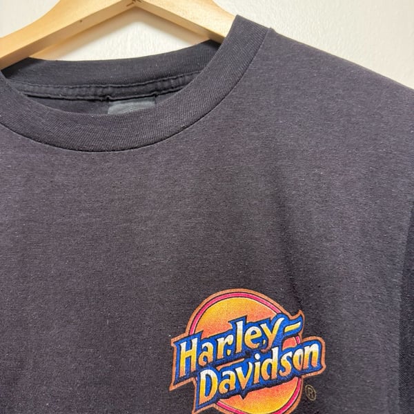 3D Emblem Harley Davidson Duluth Minnesota T-Shirt Black