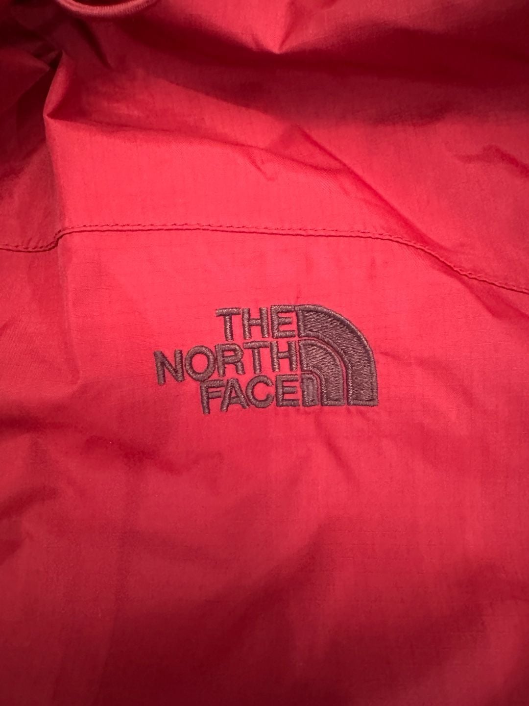 The North Face DryVent Rain Jacket Size L Red Hooded Waterproof 4