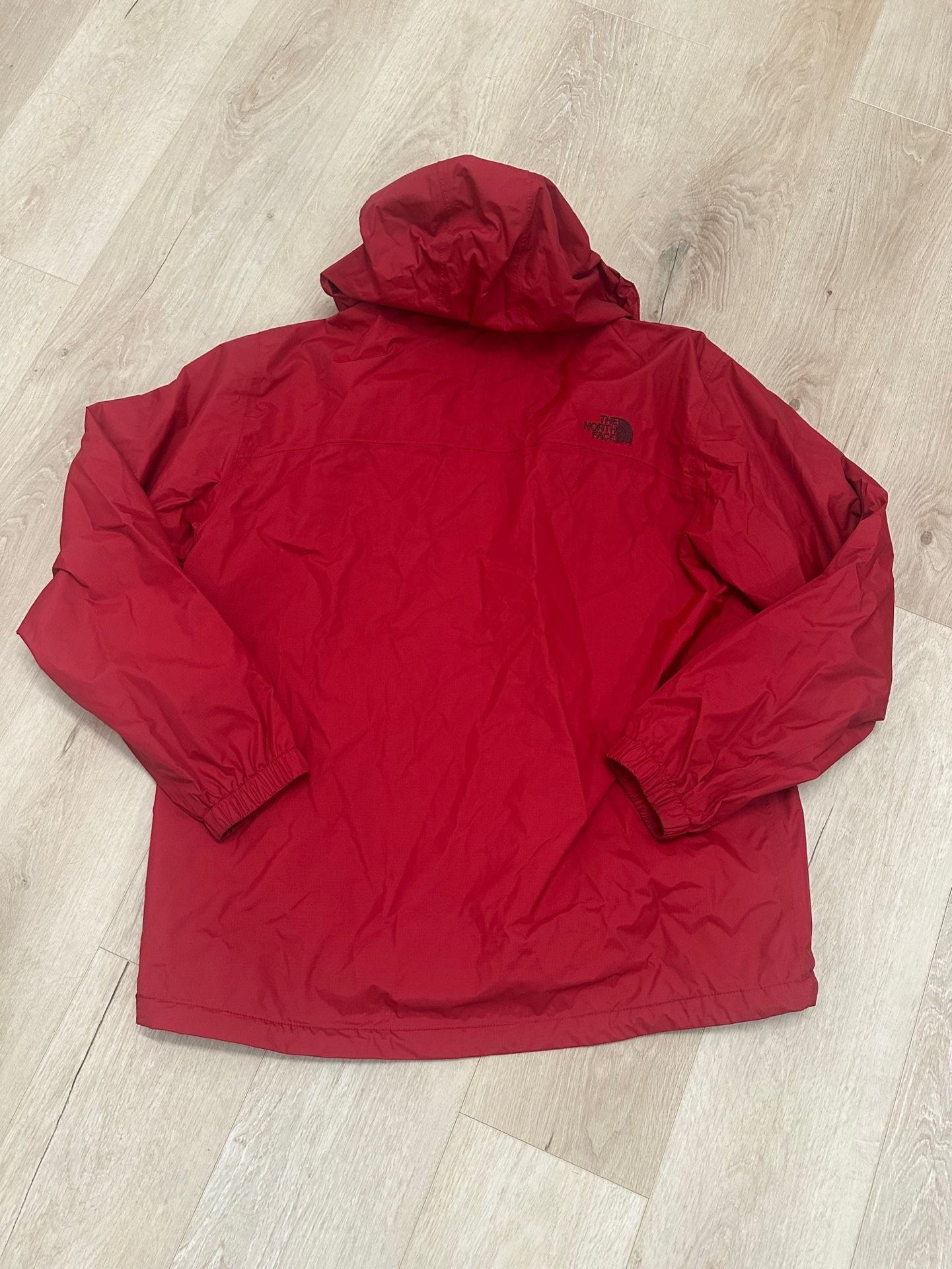 The North Face DryVent Rain Jacket Size L Red Hooded Waterproof 7