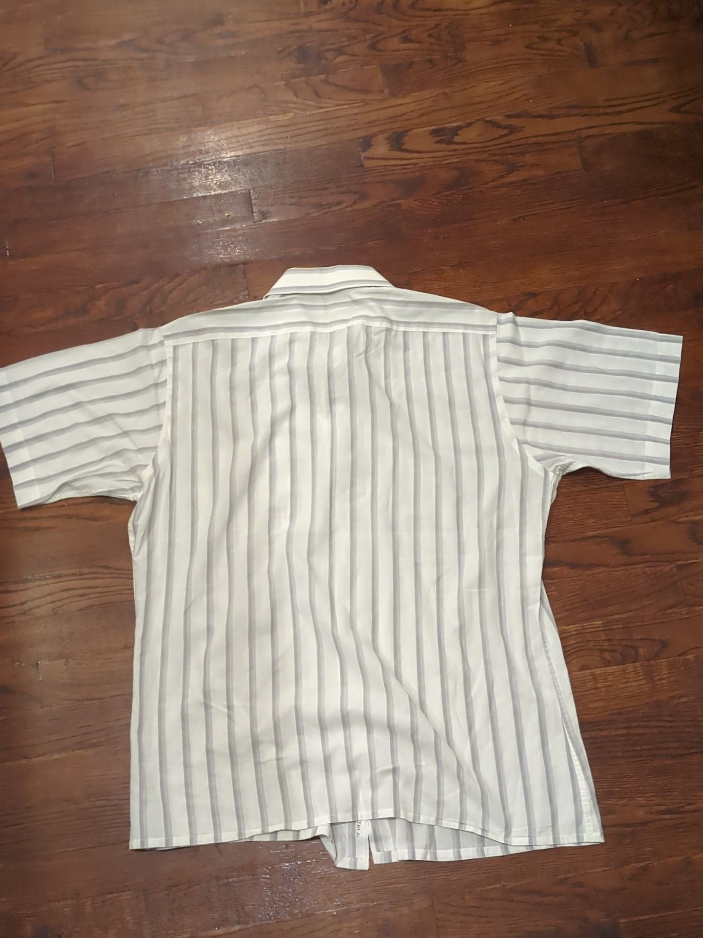 Givenchy Monsieur Size L Short Sleeve Button Down Shirt Striped 5