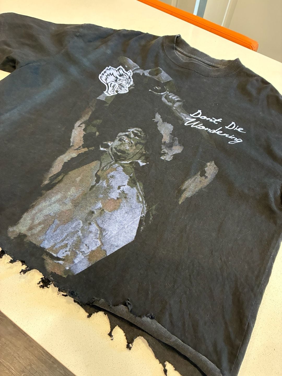 Darc Sport Texas Chainsaw Massacre T-Shirt Size L Cut And Cropped 5