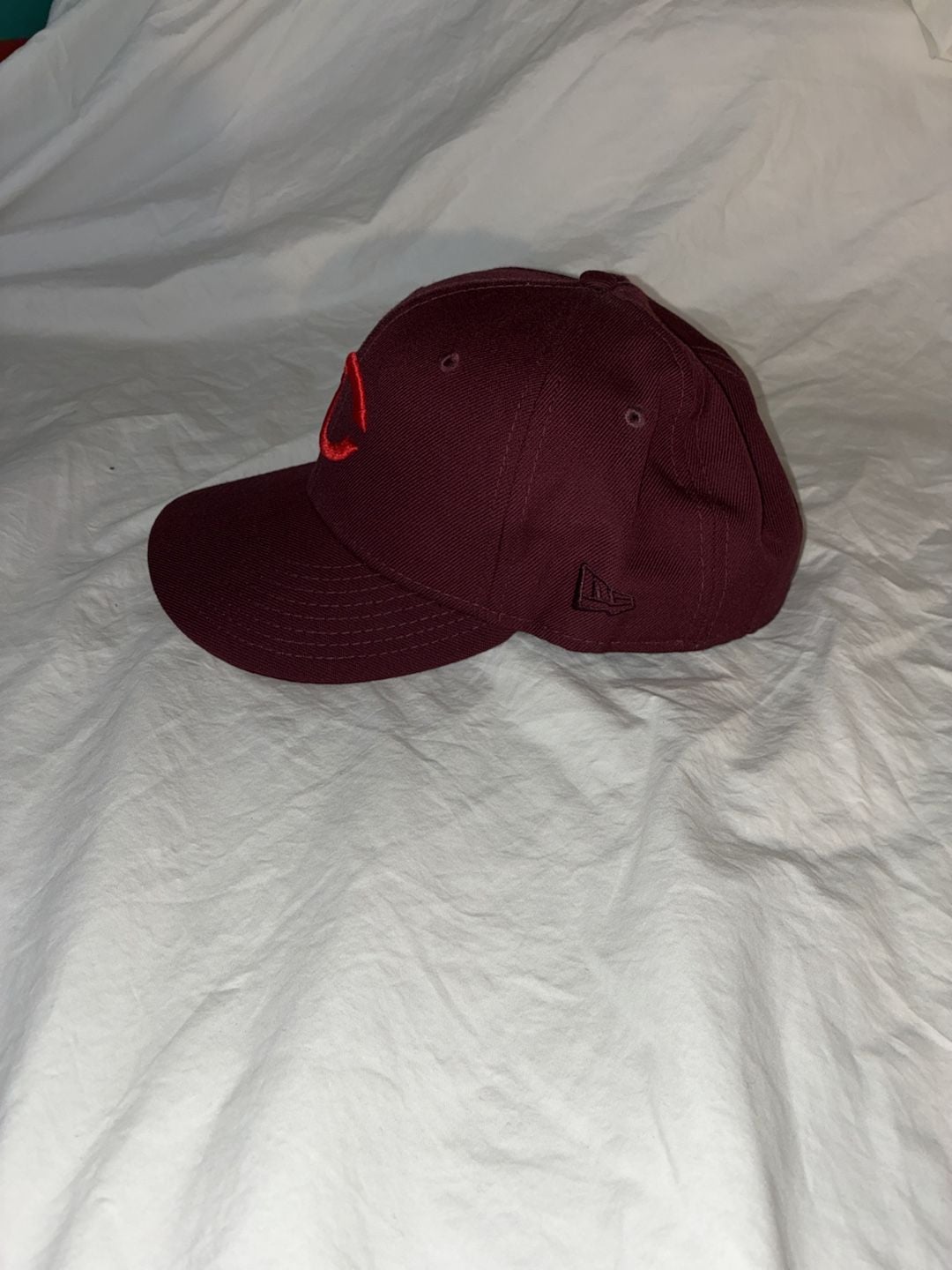 New Era Cincinnati Reds 59FIFTY Fitted Hat Size 7 1/4 Burgundy World Series 3