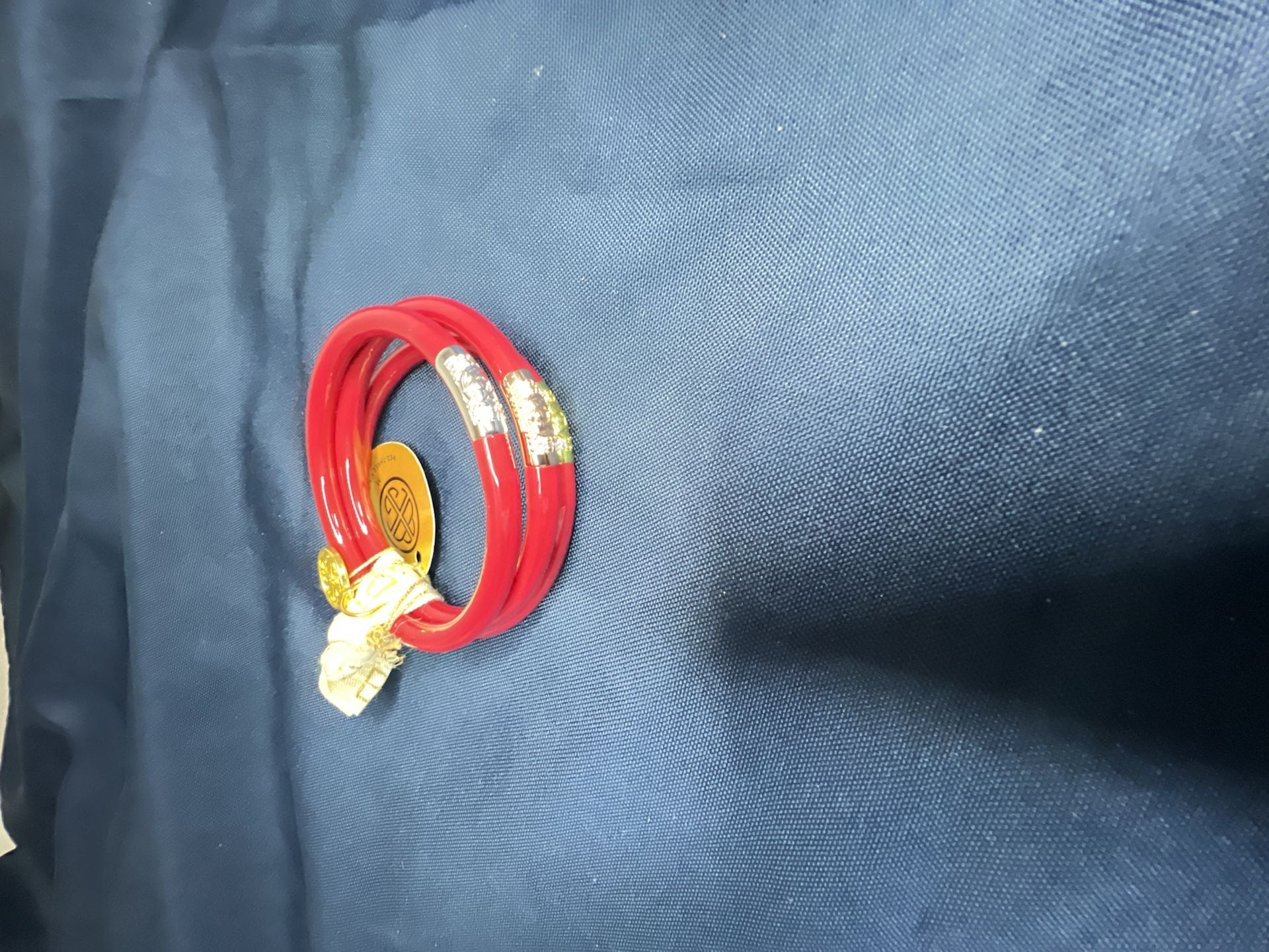 BuDhaGirl Three Kings All Weather Bangles Size M Red 3