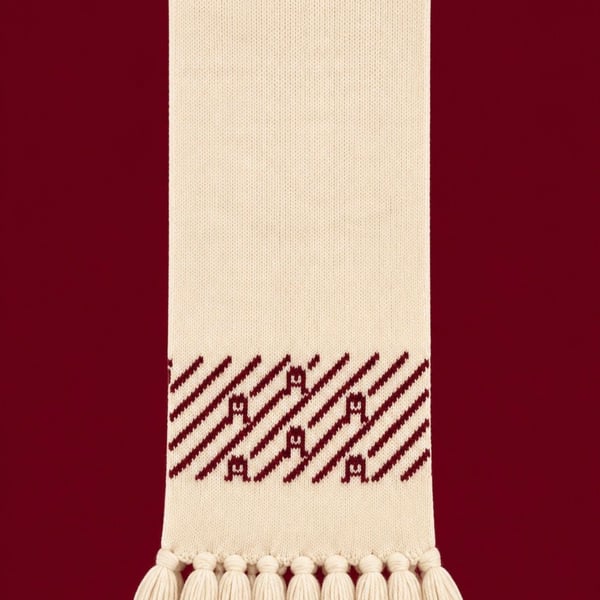Etienne Aigner Vintage Knit Scarf