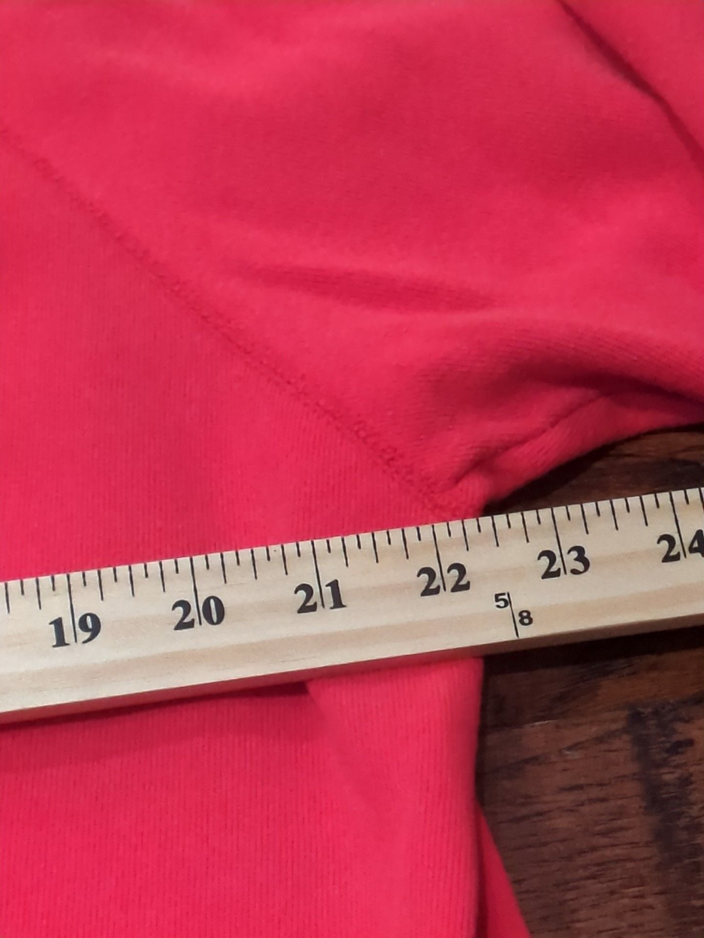 Hanes Sweatshirt Size XL Red Vintage Crewneck Raglan USA Made blank 6