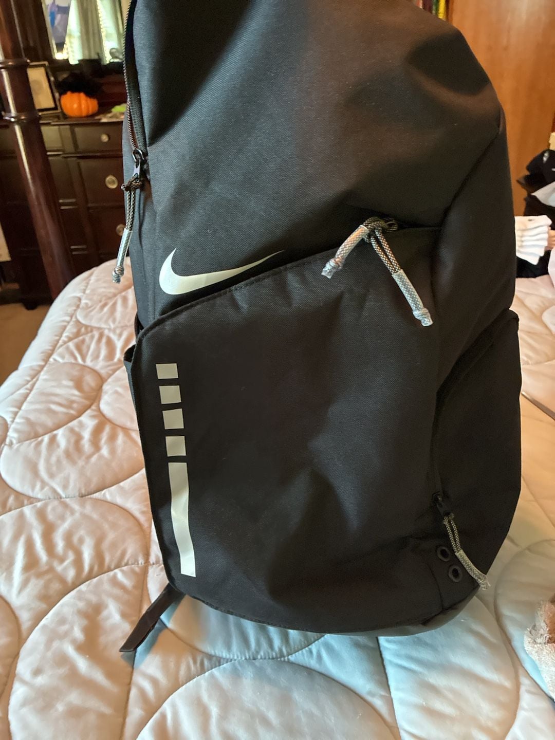 Nike Elite Pro Backpack Black Durable Material A807 6