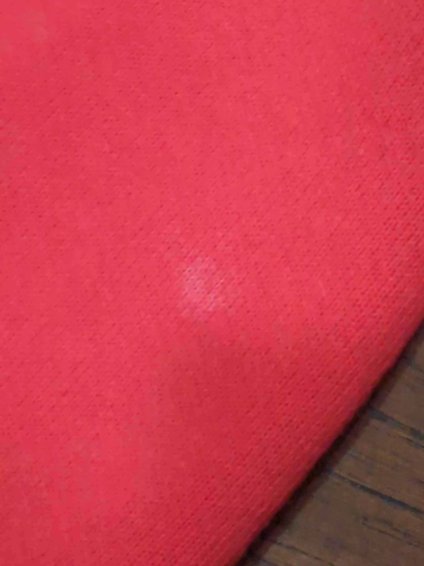 Hanes Sweatshirt Size XL Red Vintage Crewneck Raglan USA Made blank 7