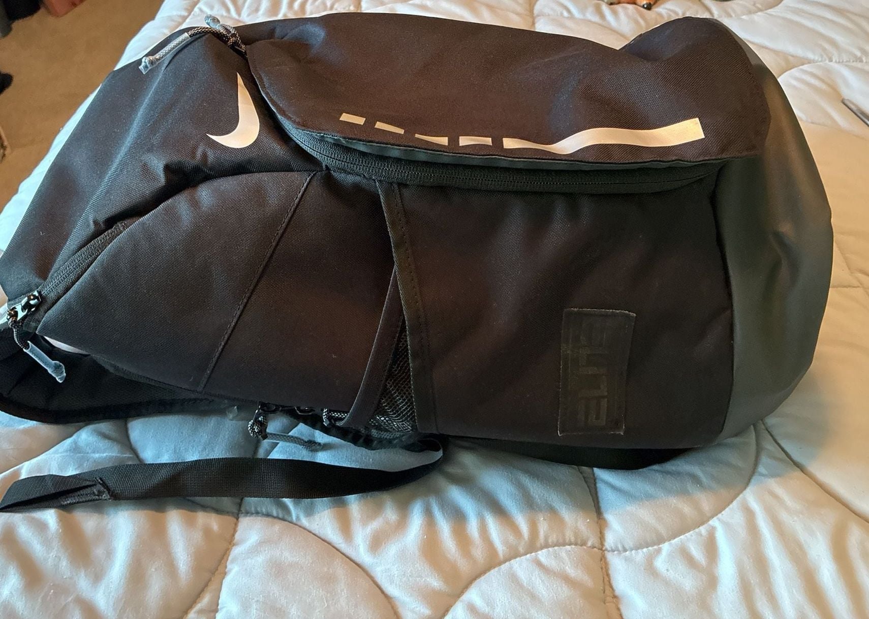 Nike Elite Pro Backpack Black Durable Material A807 2
