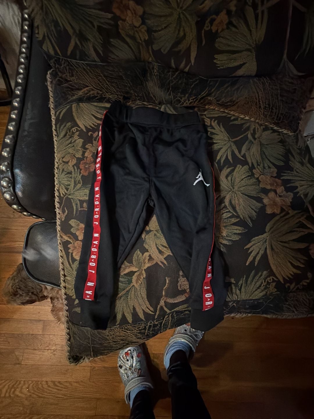 Jordan Tracksuit Size 12M Black Red Track Jacket And Pants Set 3
