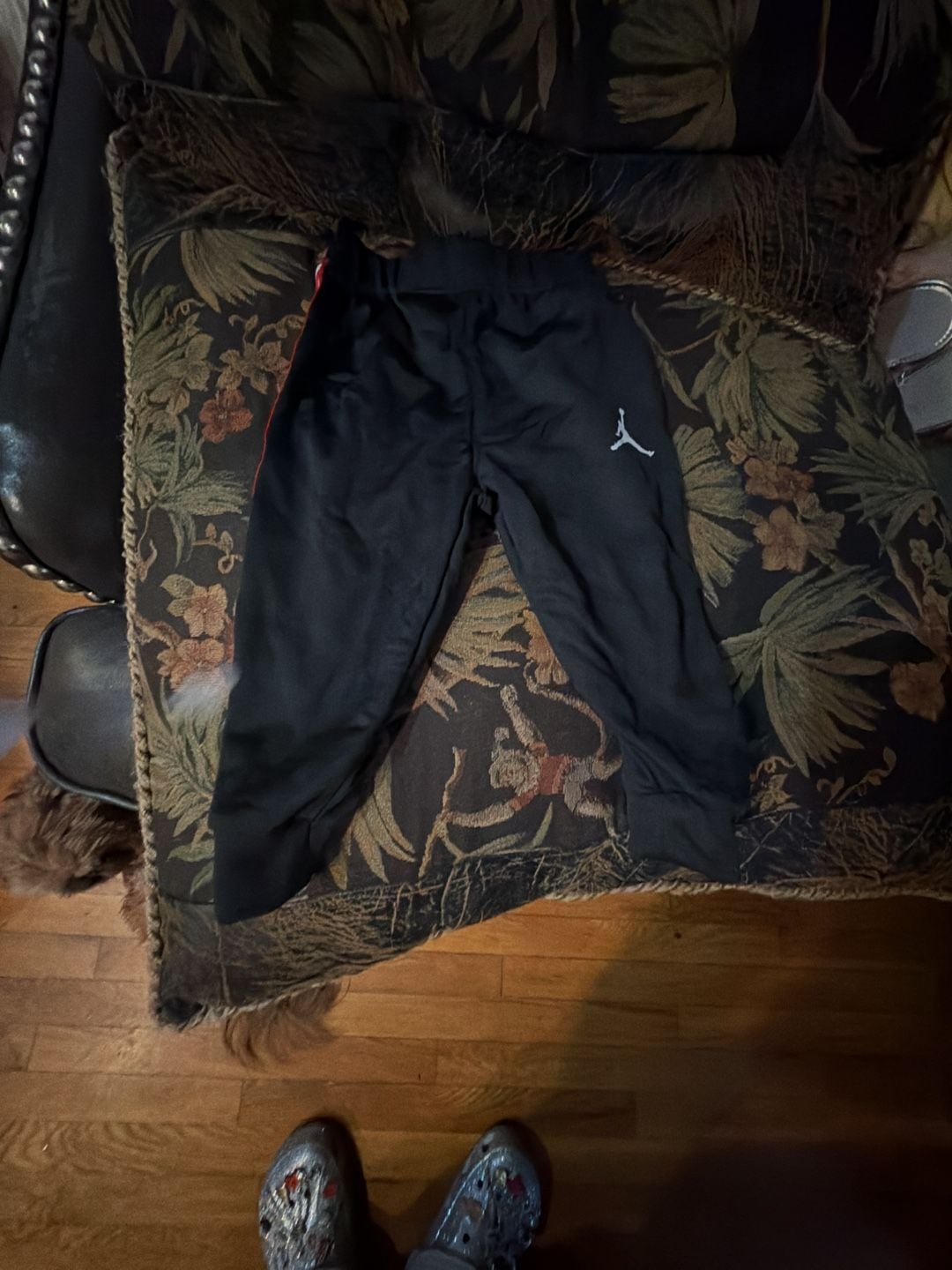 Jordan Tracksuit Size 12M Black Red Track Jacket And Pants Set 4