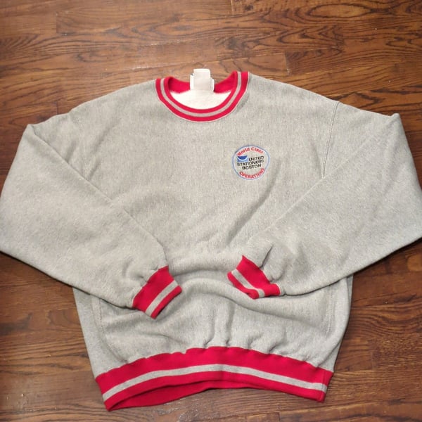 Lee Crossgrain Sweatshirt Gray United Stationers Boston Operations workwear L