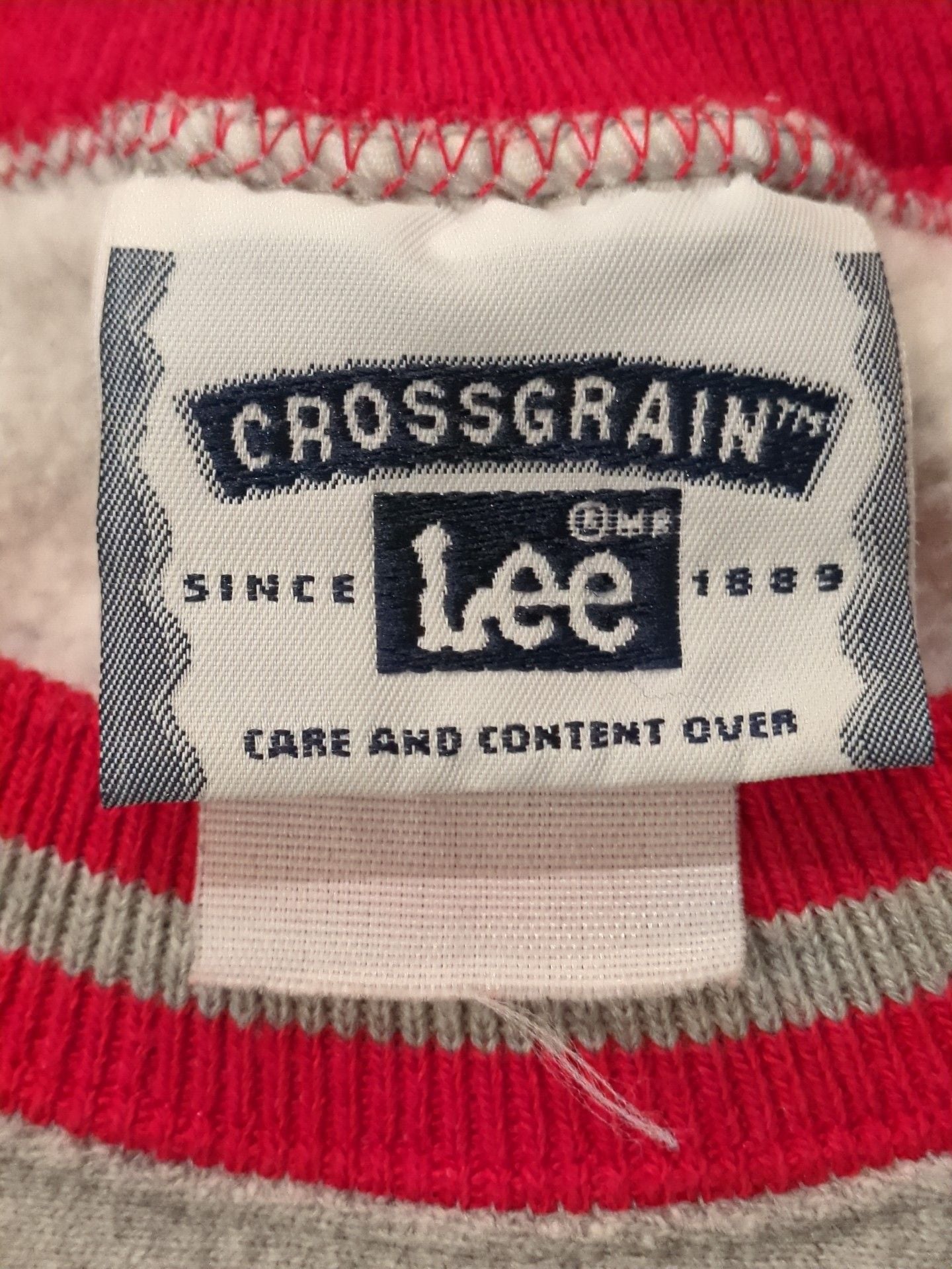 Lee Crossgrain Sweatshirt Gray United Stationers Boston Operations workwear L 3