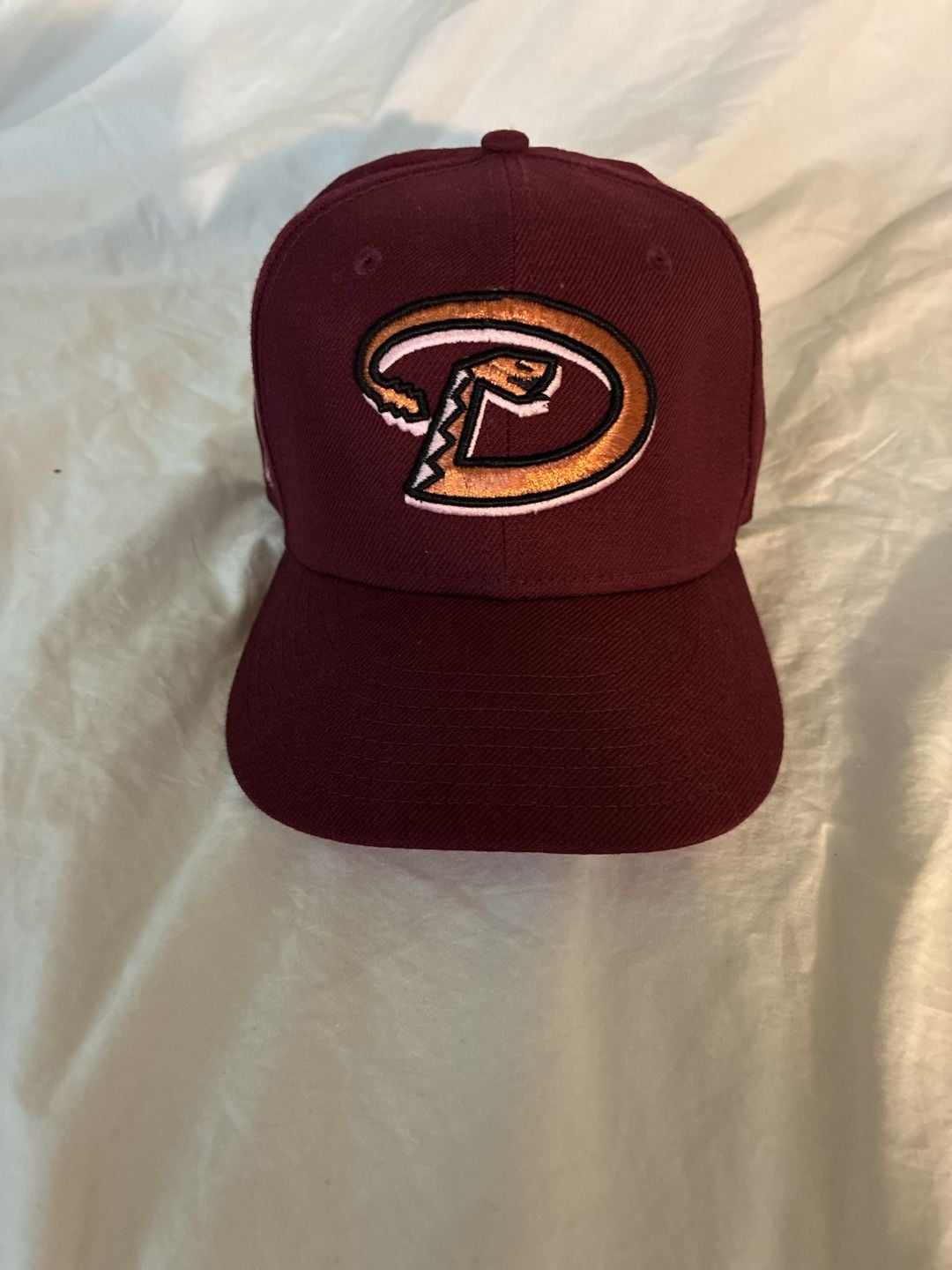 New Era Arizona Diamondbacks 59FIFTY Size 7 1/4 Fitted Hat Maroon 2