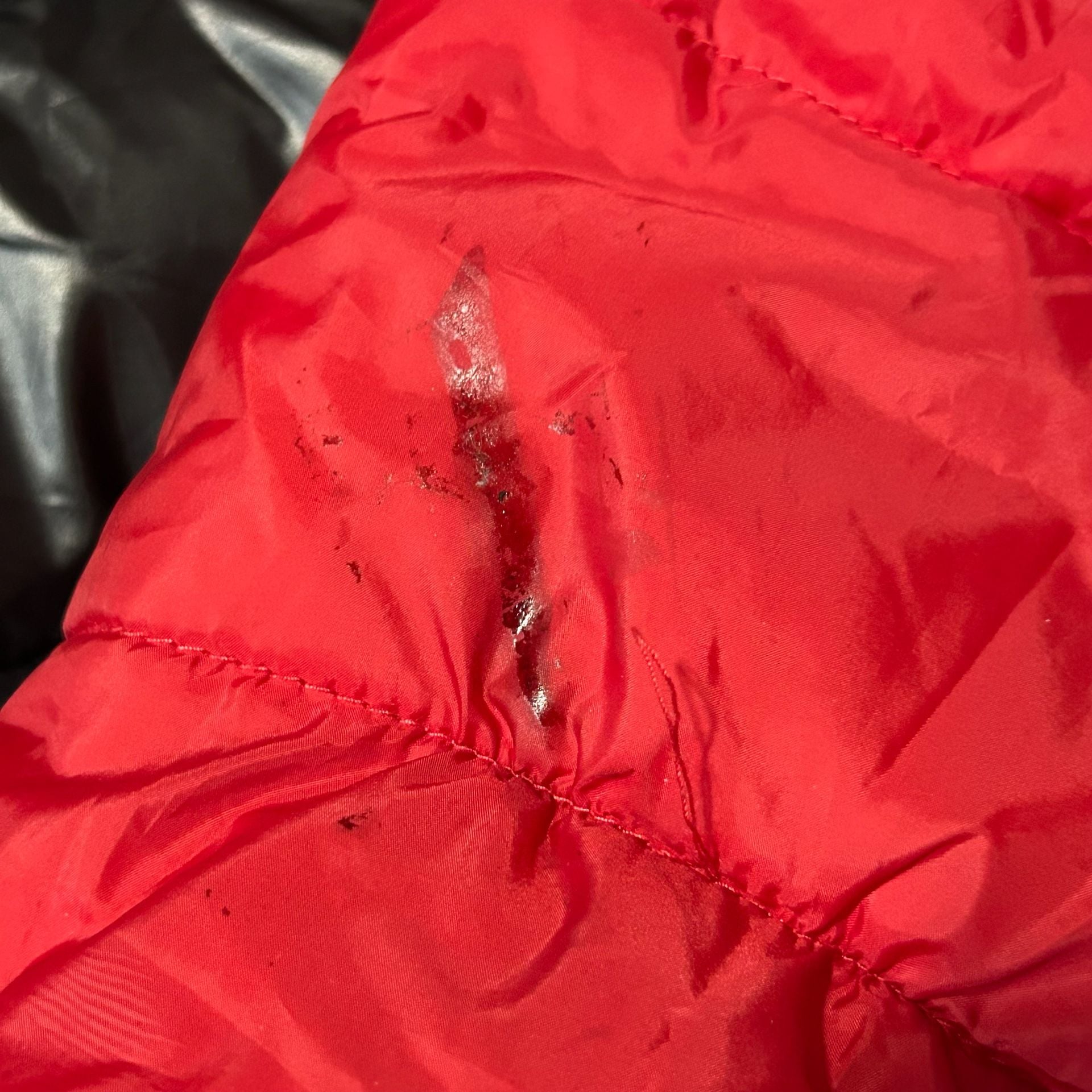 Spyder Circuit Puffer Jacket Size XL Red Black Color Block Insulated Coat 6