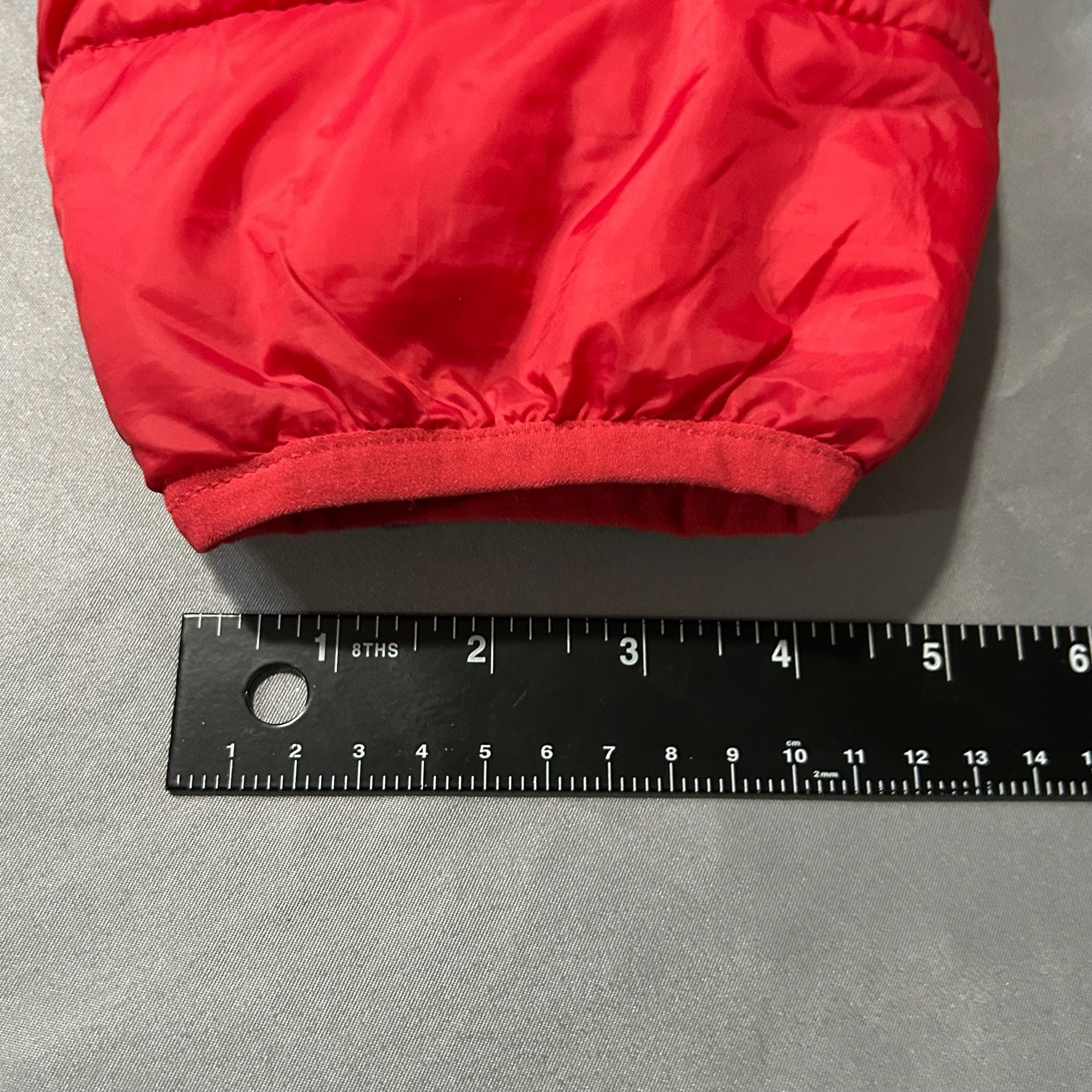 Spyder Circuit Puffer Jacket Size XL Red Black Color Block Insulated Coat 9