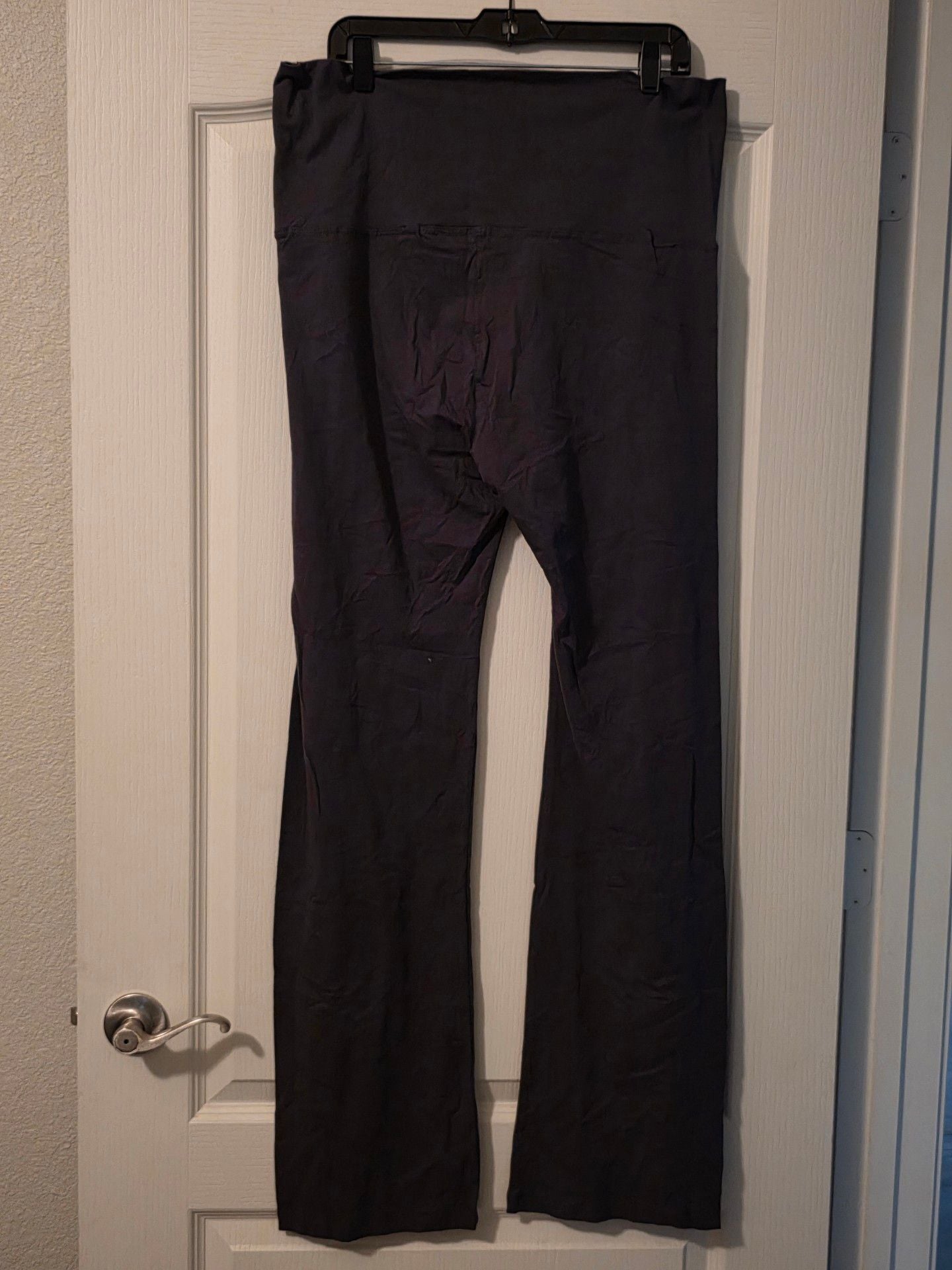 Active USA Yoga Pants Size 3XL Style 5150 Flare Leggings Charcoal Gray 2