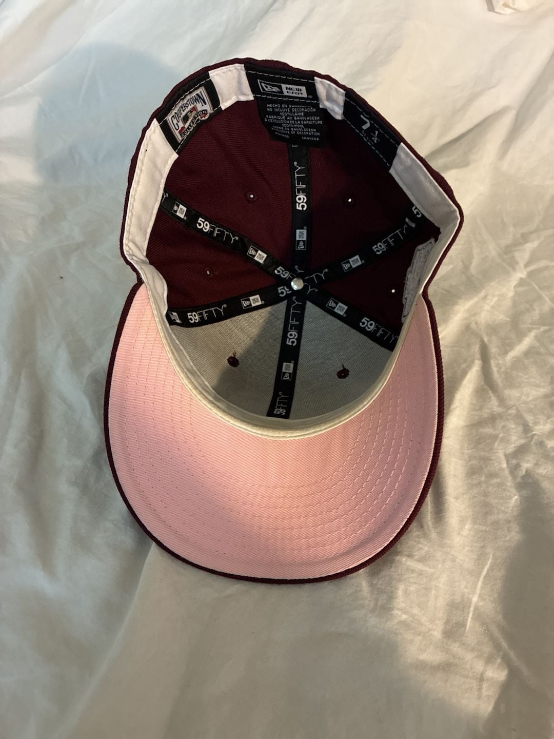 New Era Arizona Diamondbacks 59FIFTY Size 7 1/4 Fitted Hat Maroon 7