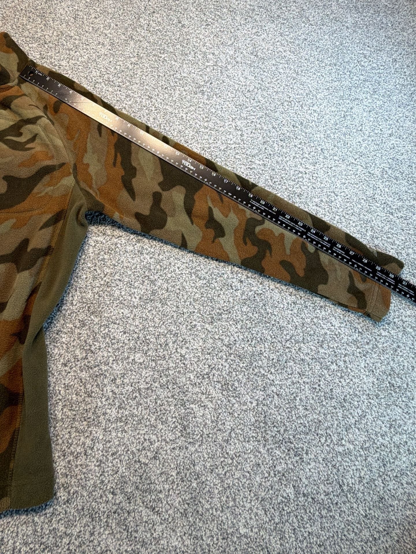 Starter 1/4 Zip Fleece Pullover Size S 34-36 Camo Print RM34403C 11