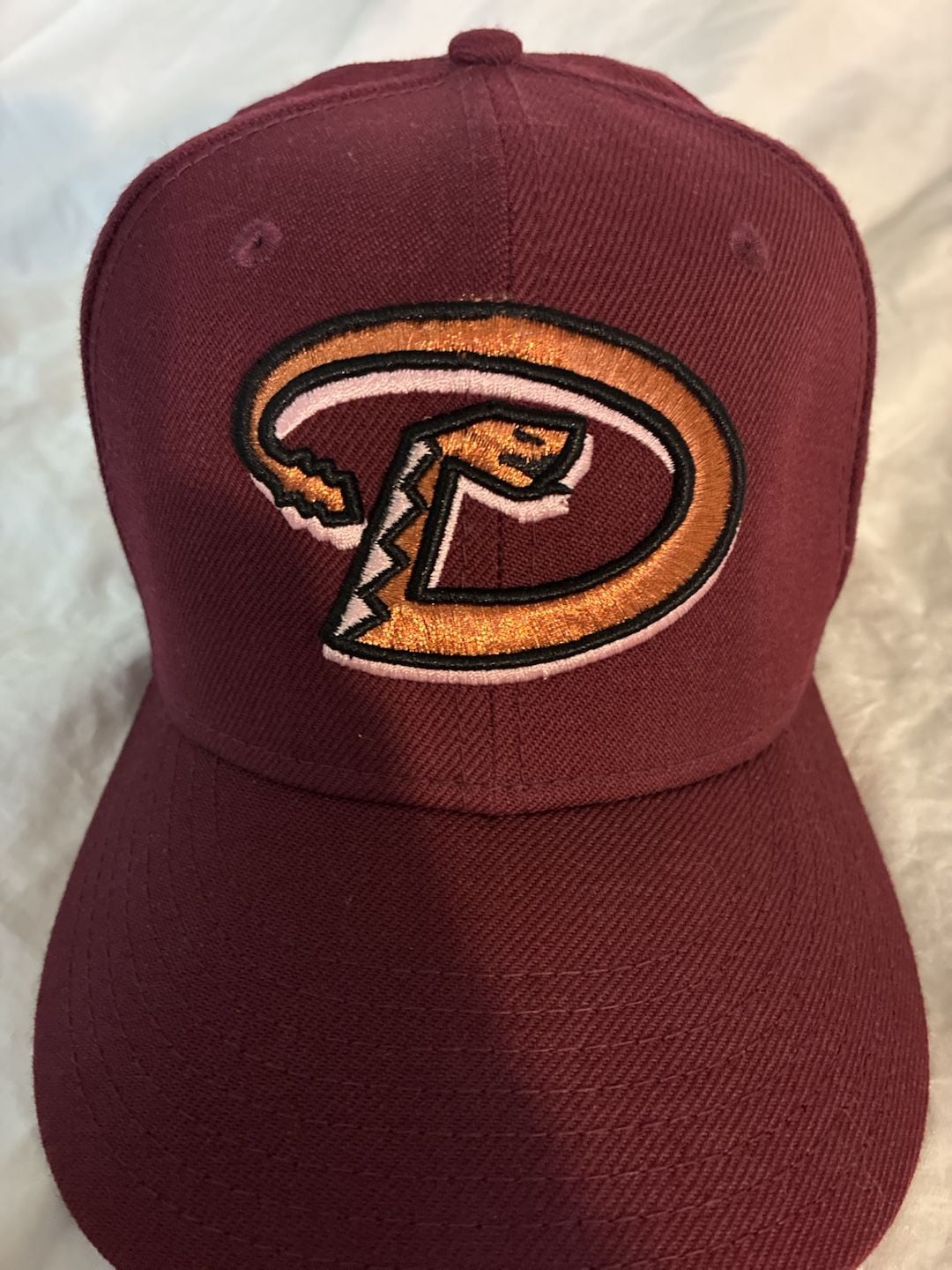 New Era Arizona Diamondbacks 59FIFTY Size 7 1/4 Fitted Hat Maroon 10