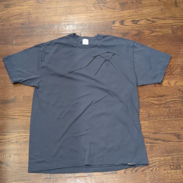 Kume JP Tokyo 1935 Size L Graphic T-Shirt Gray Cotton Made In Japan