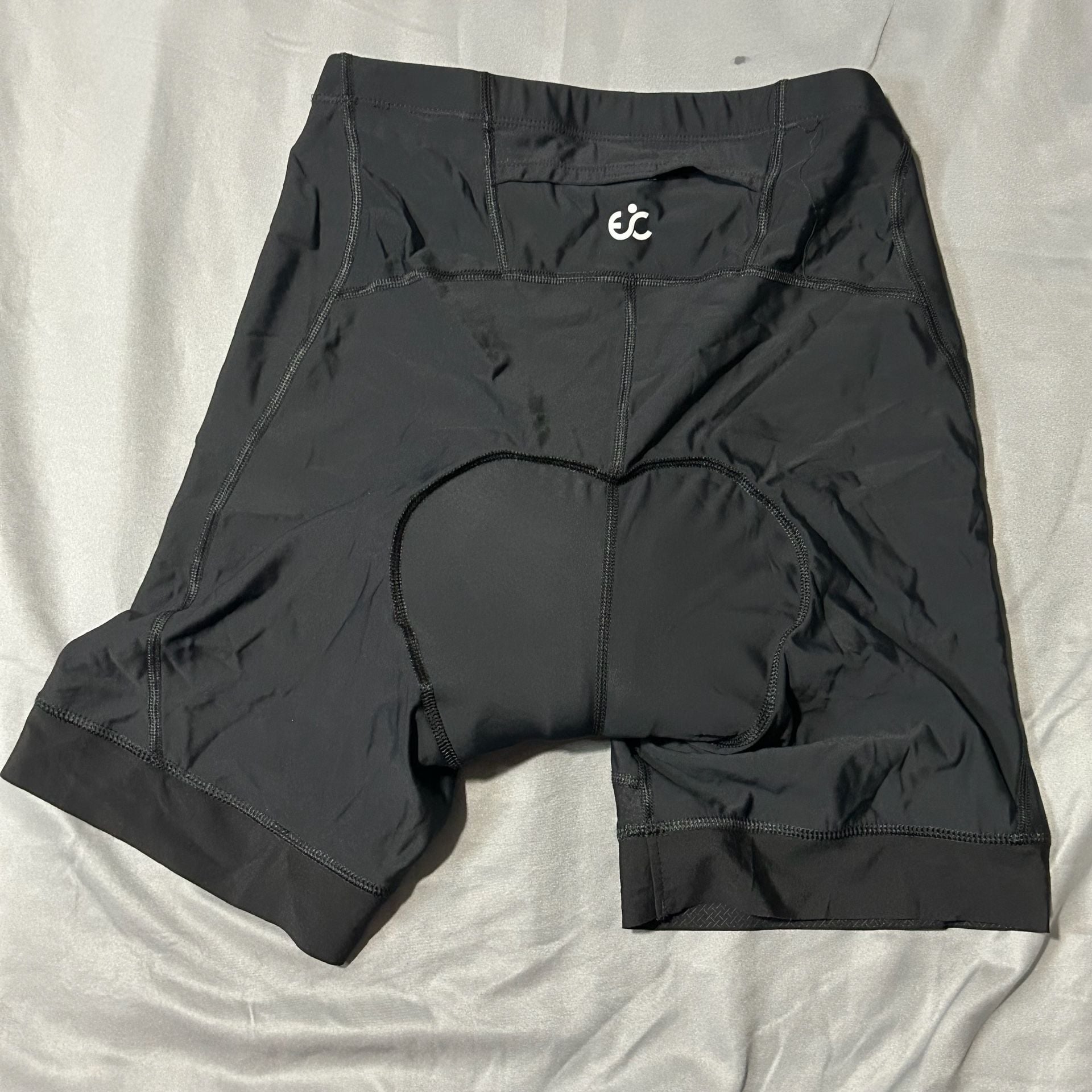 Ewedoos Cycling Shorts Size Large Black Padded Spandex 3