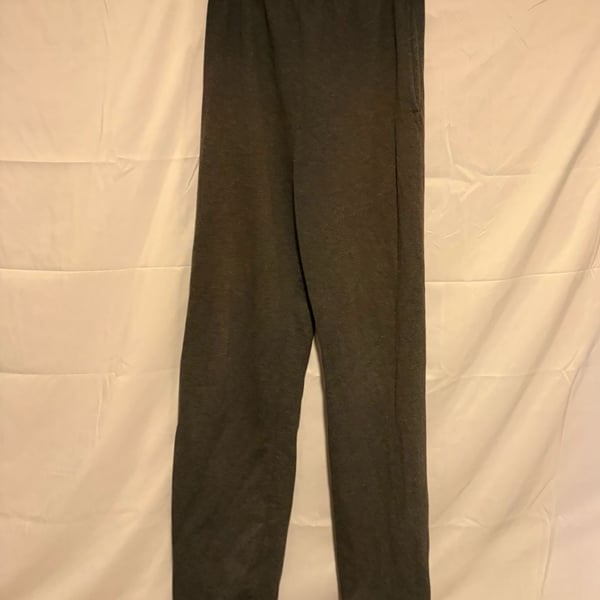 Hanes Ecosmart Sweatpants Size S Charcoal Grey Fleece Joggers