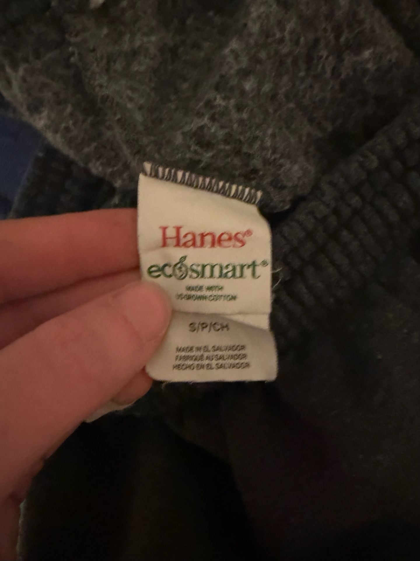 Hanes Ecosmart Sweatpants Size S Charcoal Grey Fleece Joggers 5
