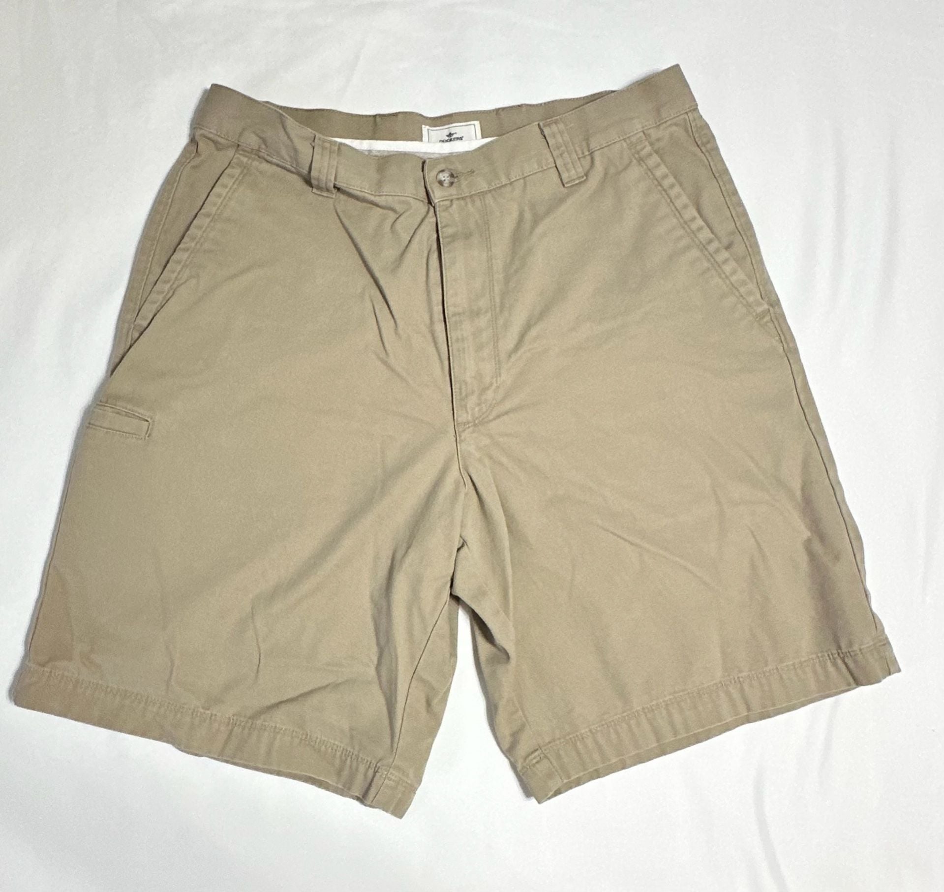 Dockers Relaxed Fit Shorts Size 34 Khaki Cotton Chino 2