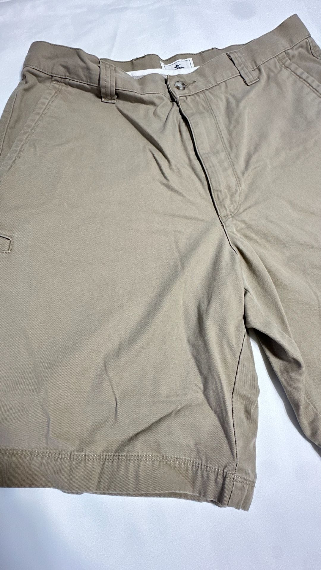 Dockers Relaxed Fit Shorts Size 34 Khaki Cotton Chino 3