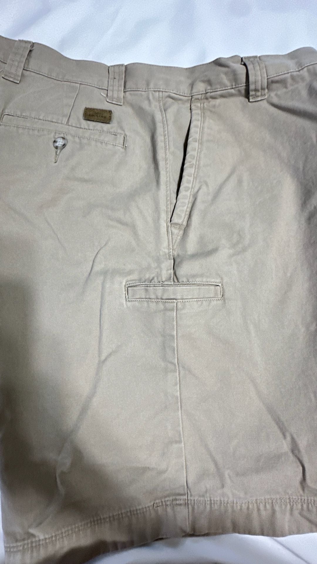 Dockers Relaxed Fit Shorts Size 34 Khaki Cotton Chino 6