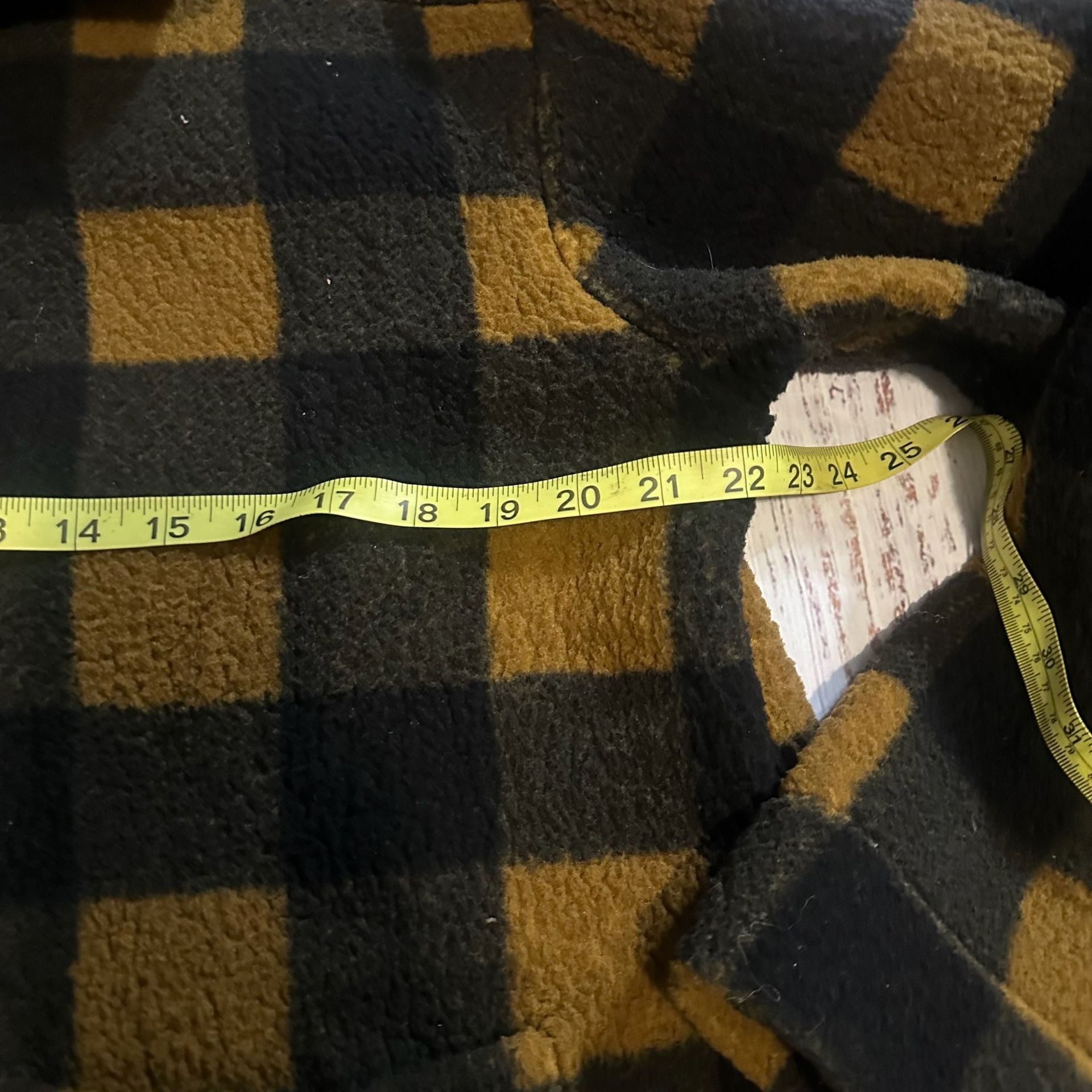 Lee Plaid Sherpa Shacket Brown Black-M 3