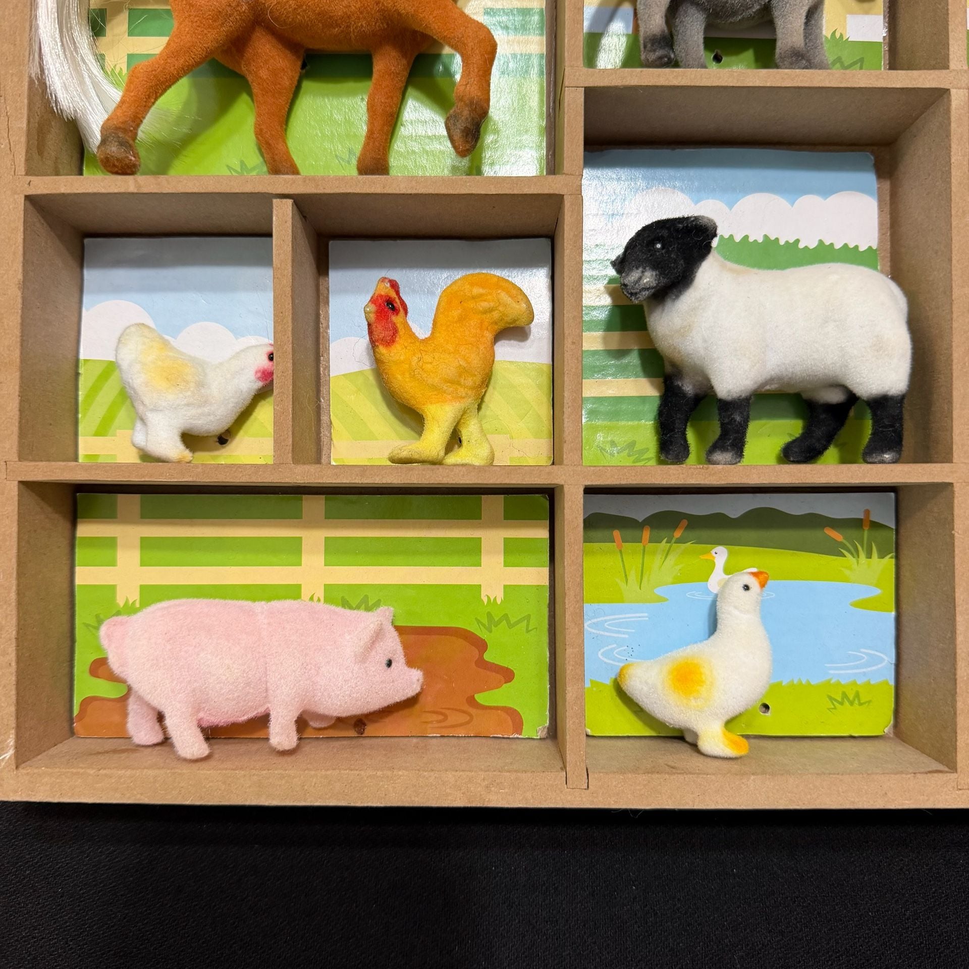 Melissa & Doug Farm Friends 10 Collectible Farm Animals Figures/Display Set 0594 3