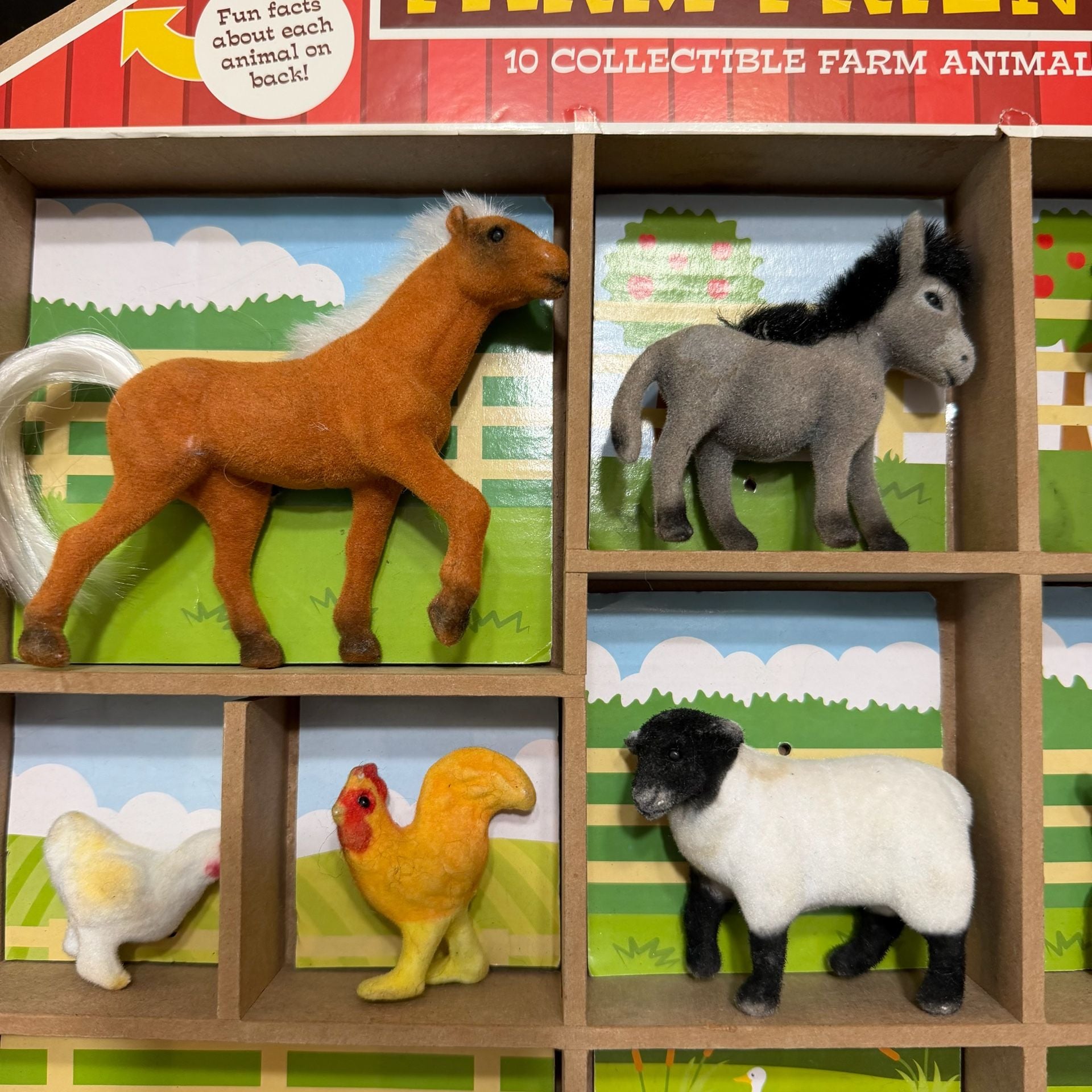 Melissa & Doug Farm Friends 10 Collectible Farm Animals Figures/Display Set 0594 4